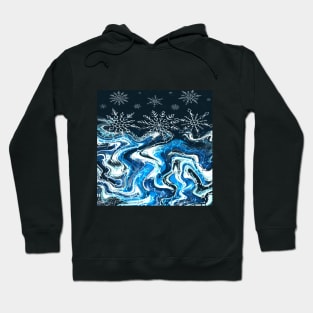 Melting Snowflakes Hoodie